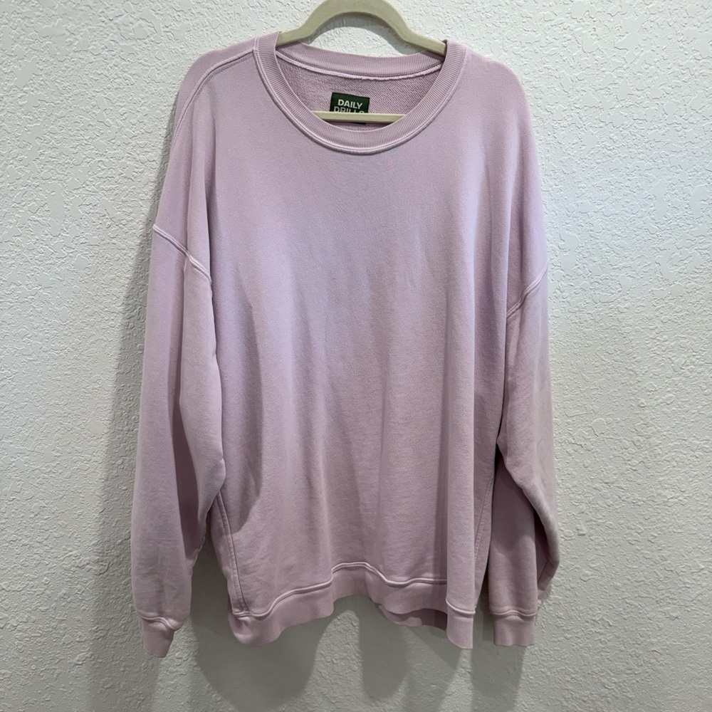 Daily Drills Oversized Crewneck in Ladybird